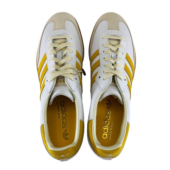 adidas Samba OG x Sporty & Rich White Gold Men\'s Shoes Athletic Sneakers IF5661 main image 10